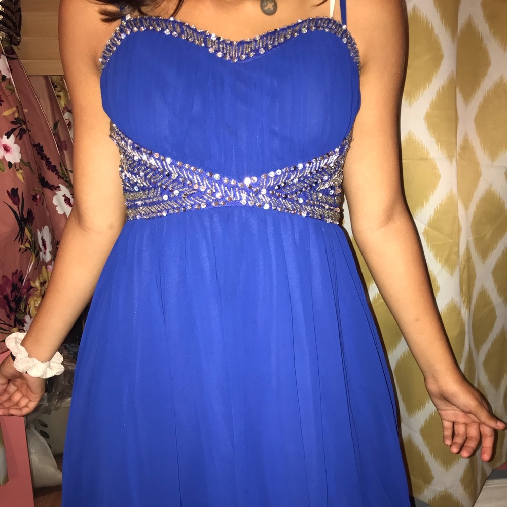 Blue formal dress